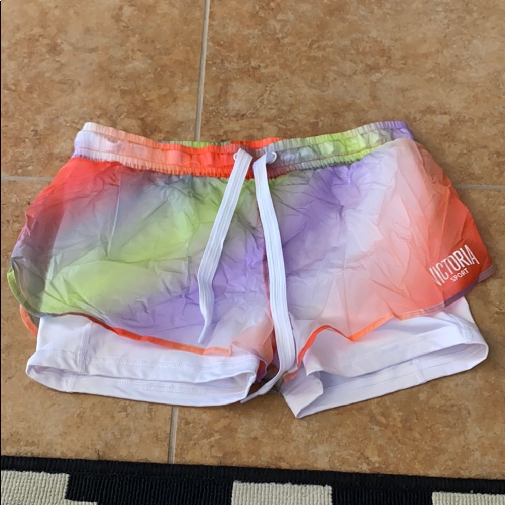 Victoria Secret rainbow running short